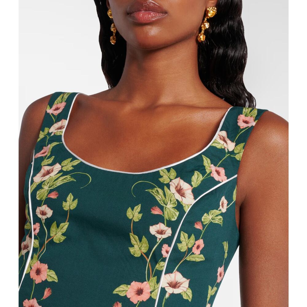 Agua by Agua Bendita Pluma floral cotton minidress - Picture 4 of 9